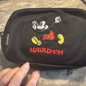 lululemon  Black and Red Mickey Mouse belt Bag